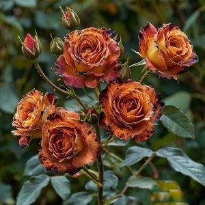 Роза плетистая Оранжевый Бриллиант купить по цене от 450р. в интернет-магазине «Посадика» с доставкой почтой в в Фатеже и по всей России – [изображение №1].